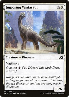 Imposing Vantasaur IKO 17 NM Magic: The Gathering
