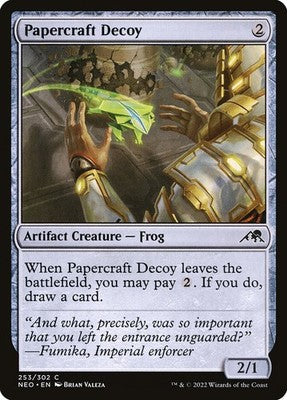 Papercraft Decoy NEO 253 NM Magic: The Gathering