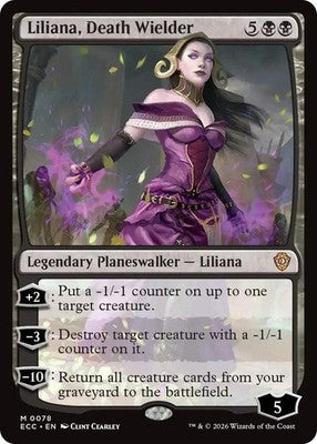 Liliana, Death Wielder ECC 78 NM Magic: The Gathering