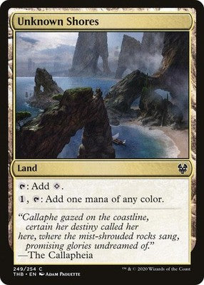 Unknown Shores THB 249 NM Magic: The Gathering