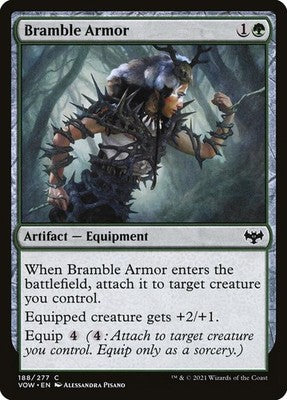 Bramble Armor VOW 188 NM Magic: The Gathering