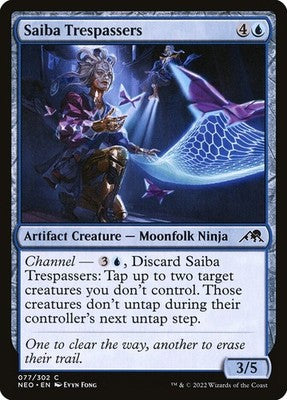 Saiba Trespassers NEO 77 NM Magic: The Gathering