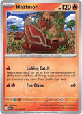 Heatmor 019/086 SV: White Flare Reverse Holofoil Pokémon TCG