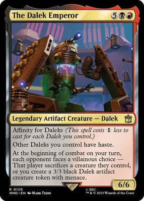 The Dalek Emperor WHO 120 NM Magic: The Gathering