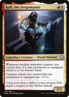 Koll, the Forgemaster KHM 220 NM Magic: The Gathering