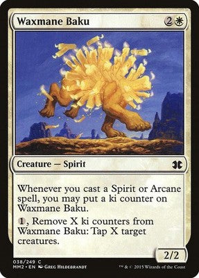 Waxmane Baku MM2 38 NM Magic: The Gathering