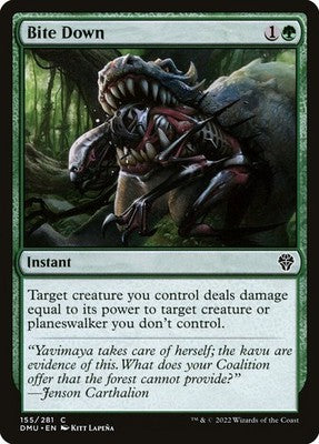 Bite Down DMU 155 NM Magic: The Gathering