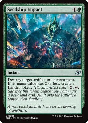 Seedship Impact EOE 205 Foil NM Magic: The Gathering