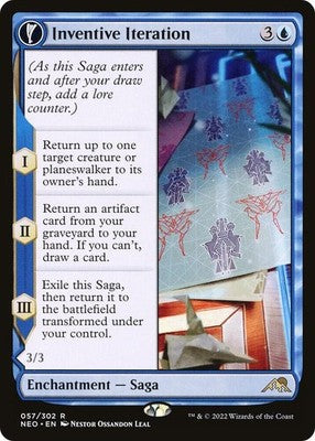 Inventive Iteration // Living Breakthrough NEO 57 NM Magic: The Gathering