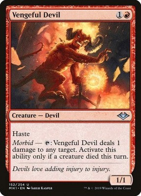 Vengeful Devil MH1 152 NM Magic: The Gathering