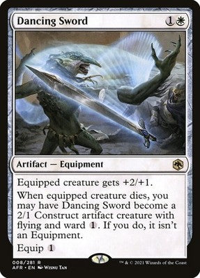 Dancing Sword AFR 8 NM Magic: The Gathering