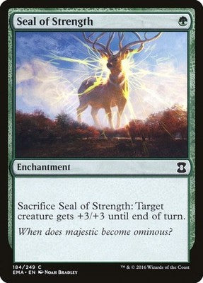 Seal of Strength EMA 184 NM Magic: The Gathering