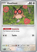 Hoothoot 077/131 SV: Prismatic Evolutions Reverse Holofoil Pokémon TCG