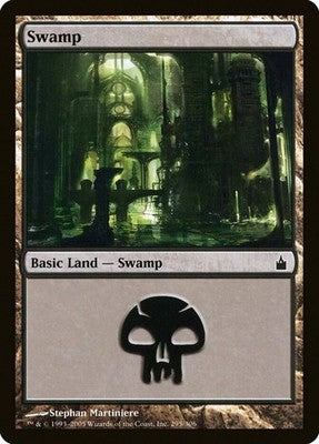Swamp RAV 295 LP Magic: The Gathering