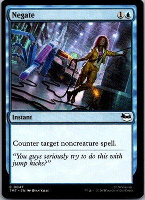 Negate 0047 Common Teenage Mutant Ninja Turtles Magic: The Gathering Near Mint