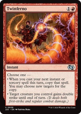 Twinferno J25 606 NM Magic: The Gathering
