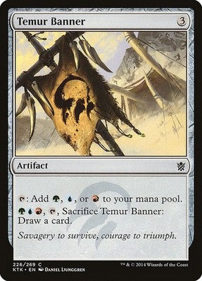 Temur Banner KTK 226 LP Magic: The Gathering