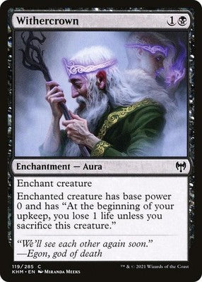 Withercrown KHM 119 NM Magic: The Gathering