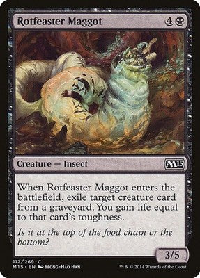 Rotfeaster Maggot M15 112 NM Magic: The Gathering