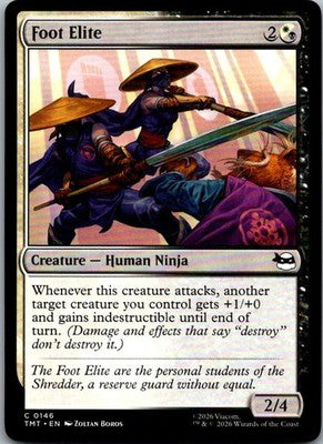Foot Elite 0146 Common Teenage Mutant Ninja Turtles Magic: The Gathering NM