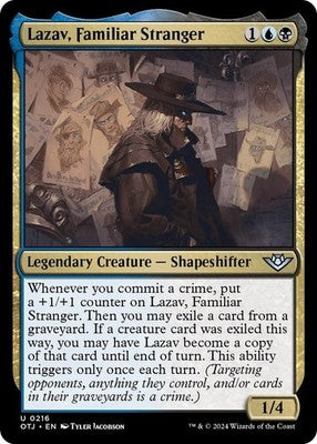 Lazav, Familiar Stranger OTJ 216 NM Magic: The Gathering