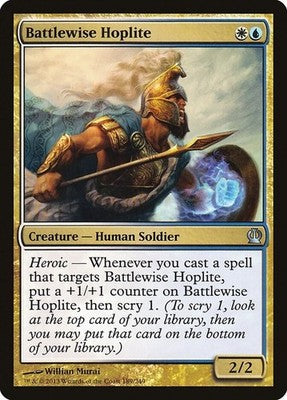 Battlewise Hoplite THS 189 NM Magic: The Gathering