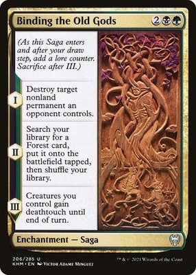 Binding the Old Gods KHM 206 LP Magic: The Gathering