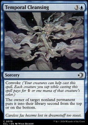 Temporal Cleansing Lorwyn Eclipsed 78 C Magic: The Gathering Near Mint