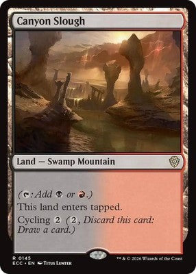 Canyon Slough ECC 145 NM Magic: The Gathering