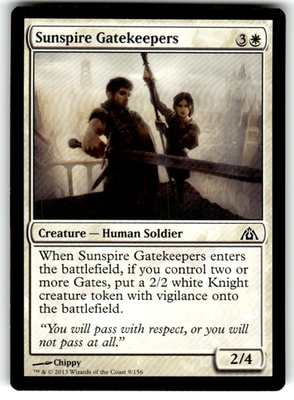 Sunspire Gatekeepers Dragon's Maze 9 C Magic: The Gathering Near Mint