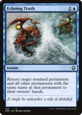 Echoing Truth DMC 109 NM Magic: The Gathering