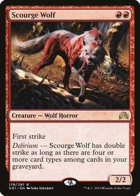 Scourge Wolf SOI 179 NM Magic: The Gathering