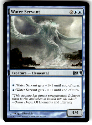 Water Servant Magic 2014 (M14) 80 U Magic: The Gathering Near Mint