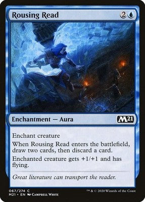 Rousing Read M21 67 NM Magic: The Gathering