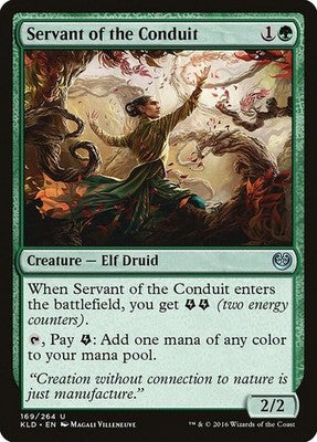 Servant of the Conduit KLD 169 NM Magic: The Gathering