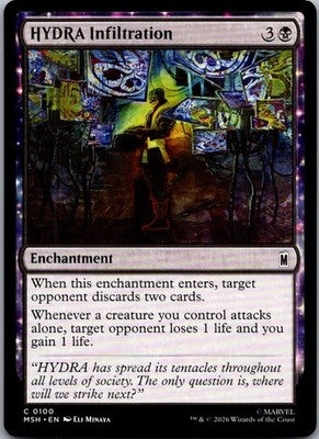 HYDRA Infiltration 100 Common Marvel Super Heroes Magic: The Gathering Near Mint