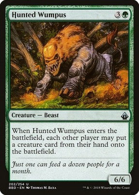 Hunted Wumpus BBD 202 NM Magic: The Gathering