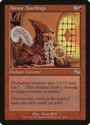 Arcane Teachings JUD 78 NM Magic: The Gathering