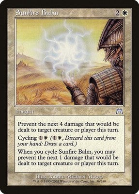Sunfire Balm ONS 56 NM Magic: The Gathering