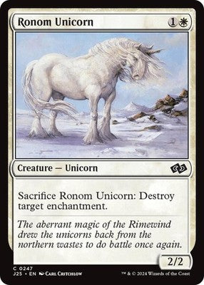 Ronom Unicorn J25 247 NM Magic: The Gathering