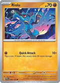 Riolu 050/131 SV: Prismatic Evolutions Reverse Holofoil Pokémon TCG