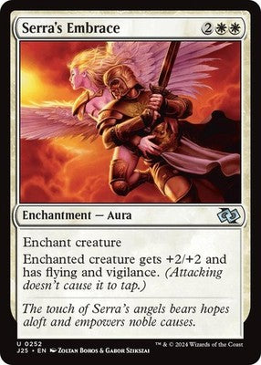 Serra's Embrace J25 252 NM Magic: The Gathering