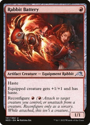 Rabbit Battery NEO 157 Foil NM Magic: The Gathering