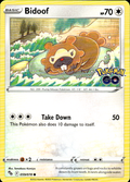 Bidoof Pokemon GO 059/078 Common Pokémon — English Near Mint