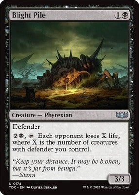 Blight Pile TDC 174 NM Magic: The Gathering