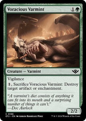 Voracious Varmint OTJ 188 Foil NM Magic: The Gathering
