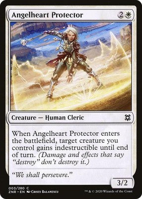 Angelheart Protector ZNR 3 NM Magic: The Gathering