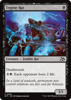 Engine Rat DFT 84 Foil NM Magic: The Gathering