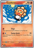 Castform Sunny Form 020/191 SV08: Surging Sparks Reverse Holofoil Pokémon TCG