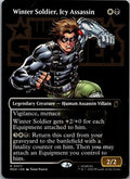 Winter Soldier, Icy Assassin (Borderless) 377 Marvel Super Heroes  NM